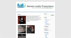 Desktop Screenshot of mansionaudio.com